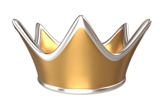 crown gold golden 3D
