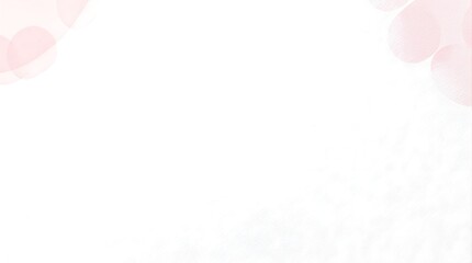 Obraz premium Nearly White Paper with Faint Blush Washes in Opposite Corners, Subtle Texture