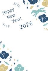 午年の年賀状テンプレート（2026年）