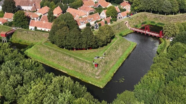 Bourtange, Groningen, historic fortified city with compound layout.