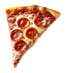 PNG A slice of pepperoni pizza food delicious goodness.