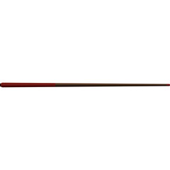 Thin Red and Brown Line Extending Across White Background Minimalist Abstract Graphic Element with Sharp Edges and Clear Definition