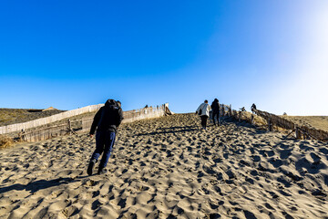 Scenery of Nakatajima Sand Dunes in Shizuoka Prefecture