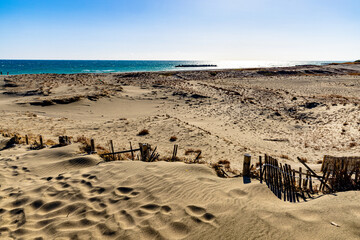 Scenery of Nakatajima Sand Dunes in Shizuoka Prefecture