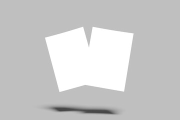 Blank A4 Flayer Mockup