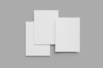 Blank A4 Flayer Mockup