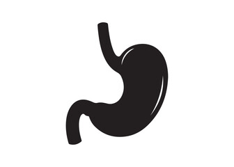 Vector art of human stomach anatomy for medical illustration use