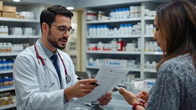 Expert Financial Advisor Discussing Investment Strategy with Female Client, Reviewing Documents for Wealth Management and Future Planning