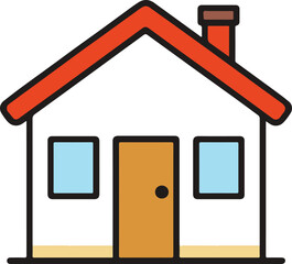 vector illustration of a house
