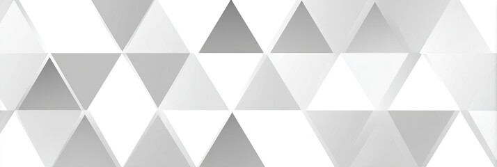 A geometric pattern composed of gray and white triangles arranged in a repeating layout