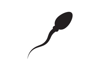 Vector art of sperm cell for reproductive biology concept