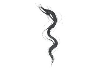 Air vector smoke soft blending illustration layers smoketrail rising into against graceful