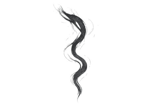 Air vector smoke soft blending illustration layers smoketrail rising into against graceful