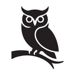 owl sitting on a branch