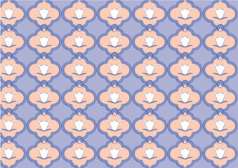 チューリップの柄