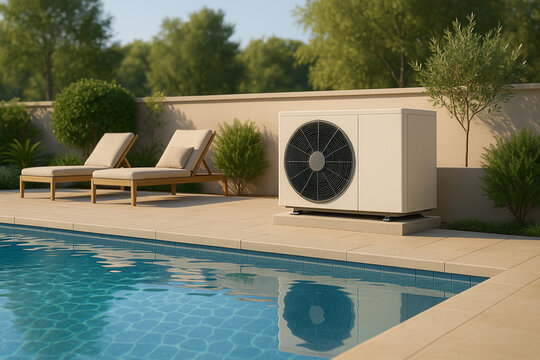 Outdoor Air Source Heat Pump for Energy Efficient Swimming Pool Heating