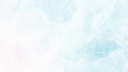 Abstract design with dynamic blue and white marble textures.