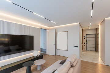 Living room interior in modern house.