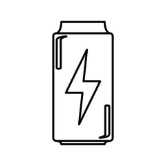 Energy drink can vector icon