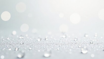 Fototapeta premium White background with silver glitter, sparkling texture , glamour, background, texture