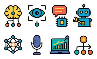 AI Development Icons