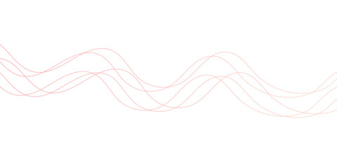 White wave curve lines banner background design. Abstract soft wave lines dynamic flowing purple and blue isolated background. Vector Illustration of the pink pattern of lines. stripes on white.