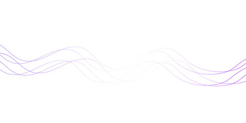 White wave curve lines banner background design. Abstract soft wave lines dynamic flowing purple and blue isolated background. Vector Illustration of the pink pattern of lines. stripes on white.