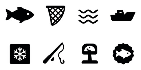 Commercial Fishing Icons