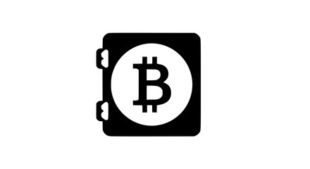 Obraz premium Bitcoin secure case 