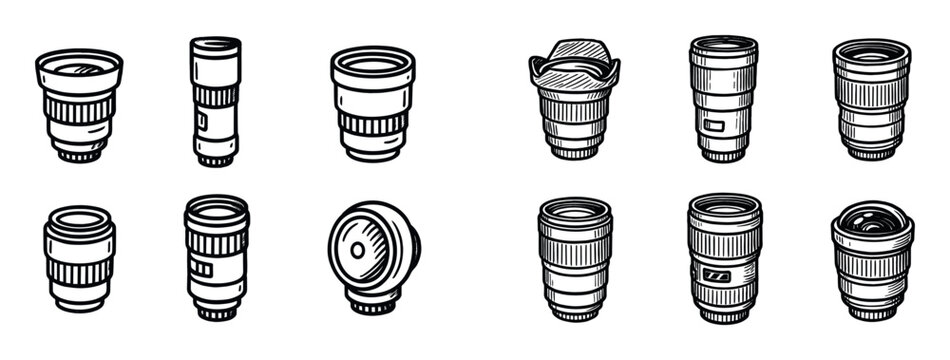 Fototapeta Iconic Camera Lenses