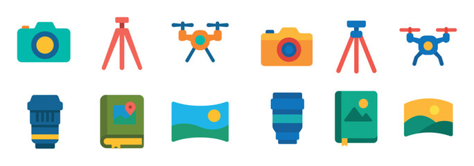 Travel Photography Icons