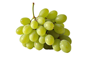 A green grape, isolated, transparent background, no background. PNG.