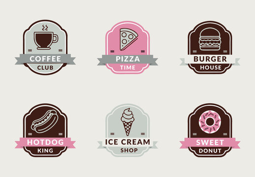 Food Badge Design Layout