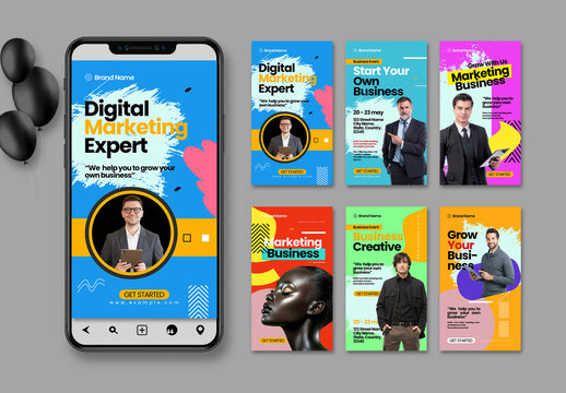 Modern Business Marketing And Creative Promotion Layout Design
