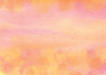 Warm Watercolor Texture in Orange, Pink, and Yellow Tones