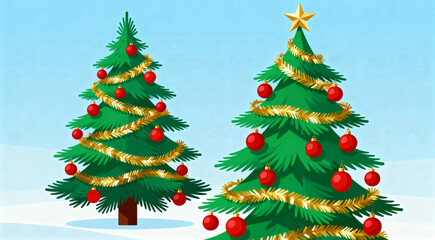 christmas tree with balls