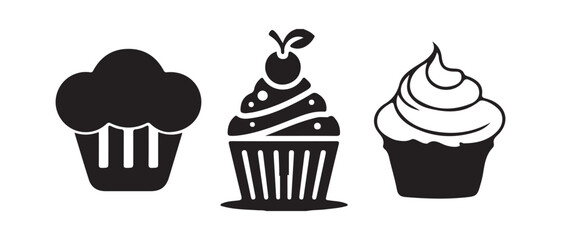 Luxury Cupcake Vector