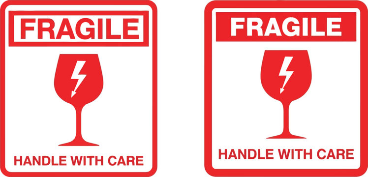 fragile label sticker set perfect for shipping boxes to keep valuable and delicate items safe in transit