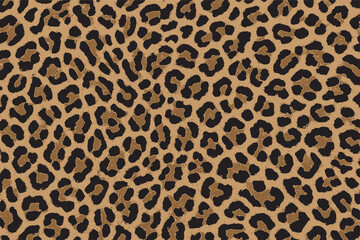 WebClose-up leopard skin texture pattern, seamless animal print background for fashion, fabric, or textile design projects.