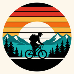 Fototapeta premium enjoying the summer beach with a couple riding a bicycle