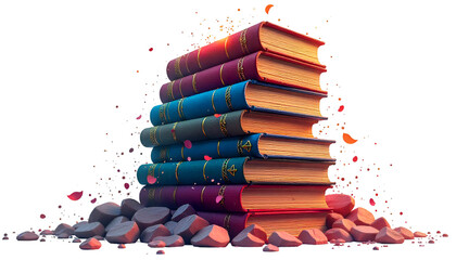 Simple book icon animation