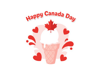 Celebrate Canada Day with maple‑infused ice cream at a holiday party, honoring both Canada Day and Dominion Day