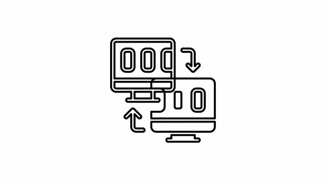 The sync icon is displayed on a white background.