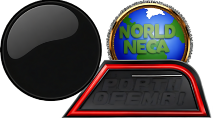 NECA World Logo Emblem Design