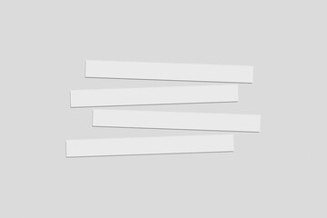 Blank Ticket Wristband Mockup