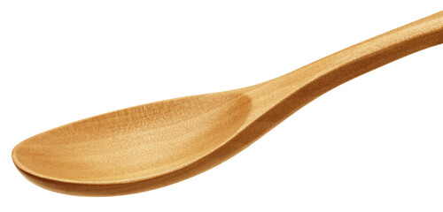 wooden Spoon, isolated, full depth of field