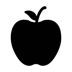 Download high resolution black and white apple vector graphic for free commercial use and projects