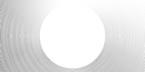 Black mascara circular texture, brush stroke isolated on white background. vector illustration eps10