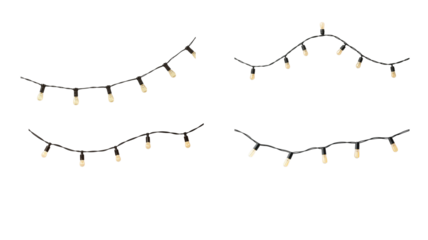 String lights png