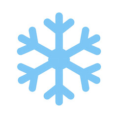 Obraz premium PNG Blue snowflake icon design.